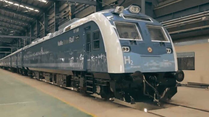 india's first hydrogen train
