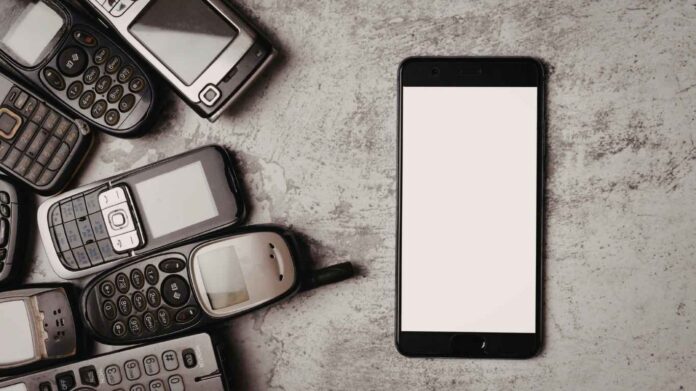 old and new phones